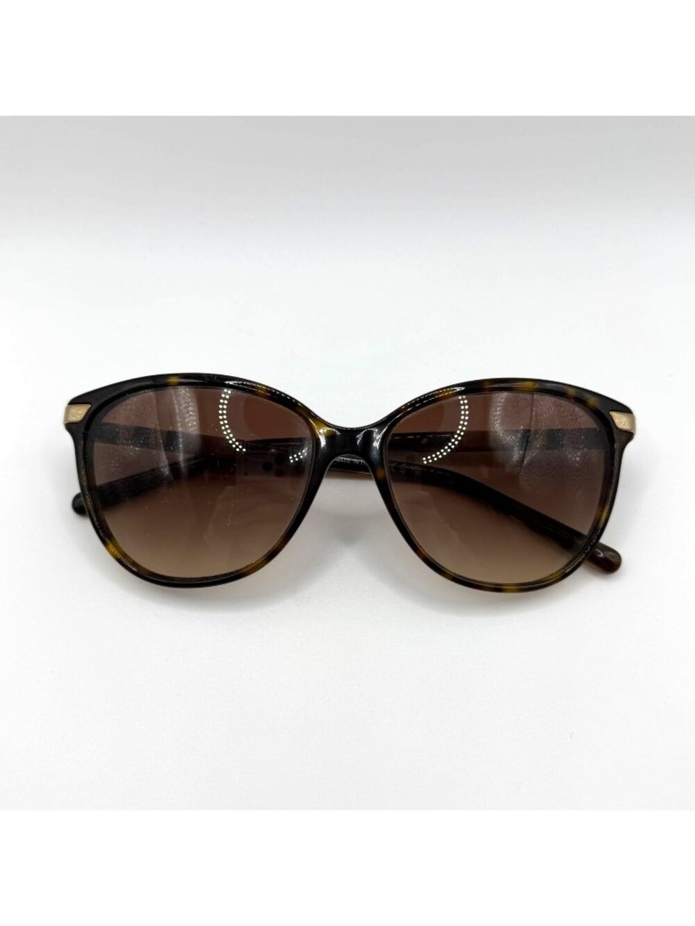 Burberry Tortoiseshell Gradient Lens Sunglasses With Case